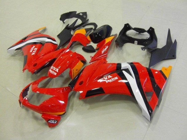 2008-2012 Red Black Kawasaki ZX250R Motor Bike Fairings UK Factory 2008-2012 Red Black Kawasaki ZX250R Motor Bike Fairings UK Factory
