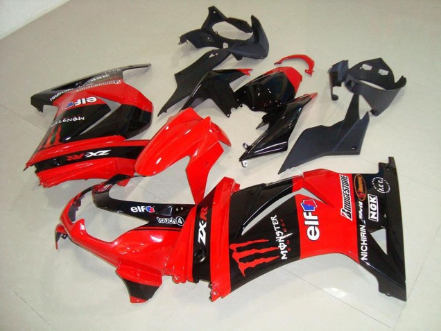 2008-2012 Red Monster Kawasaki ZX250R Motor Fairings UK Factory 2008-2012 Red Monster Kawasaki ZX250R Motor Fairings UK Factory