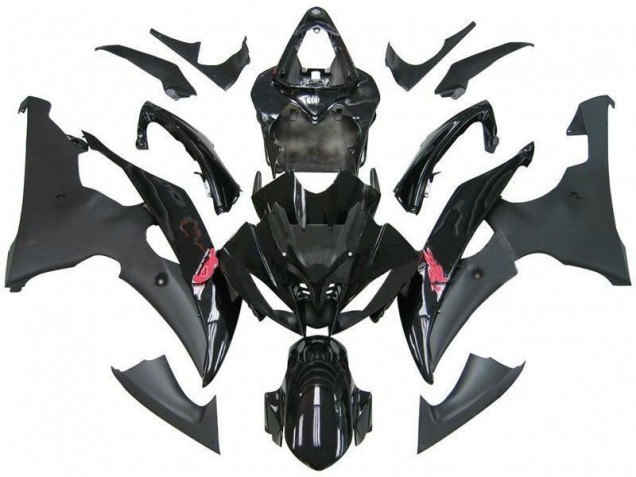 2008-2016 Contrast Black R6 Yamaha YZF R6 Bike Fairing Kit UK Factory 2008-2016 Contrast Black R6 Yamaha YZF R6 Bike Fairing Kit UK Factory