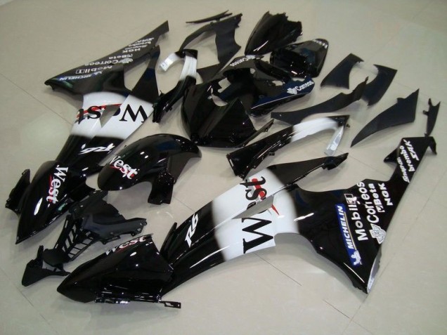 2008-2016 Black West Yamaha YZF R6 Motorbike Fairing Kits UK Factory