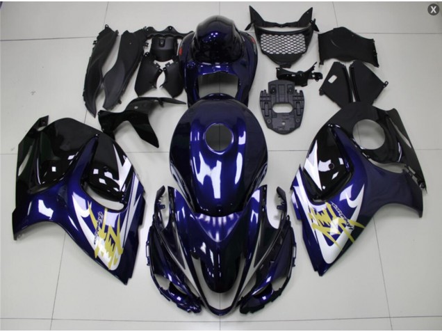 2008-2019 Blue Gold Suzuki GSXR 1300 Hayabusa Motorcycle Bodywork UK Factory 2008-2019 Blue Gold Suzuki GSXR 1300 Hayabusa Motorcycle Bodywork UK Factory