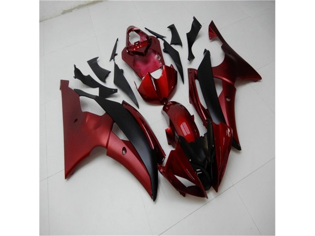 2008-2016 Red Black Yamaha YZF R6 Bike Fairing Kit UK Factory
