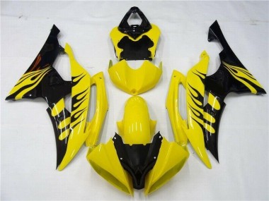 2008-2016 Yellow Black Yamaha YZF R6 Motorcycle Fairings MF0483 UK Factory