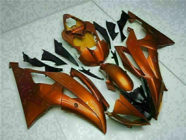 2008-2016 Orange Yamaha YZF R6 Bike Fairings UK Factory