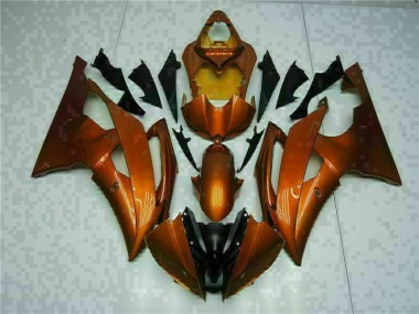 2008-2016 Orange Yamaha YZF R6 Bike Fairings UK Factory