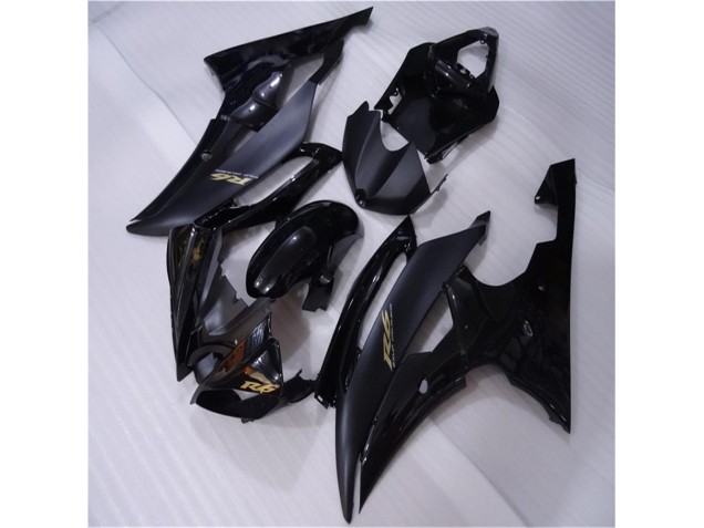 2008-2016 Glossy Matte Black Yamaha YZF R6 Motorcycle Fairings Kits UK Factory
