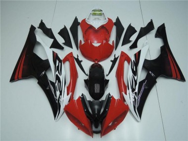 2008-2016 Red White Yamaha YZF R6 Motorcyle Fairings UK Factory