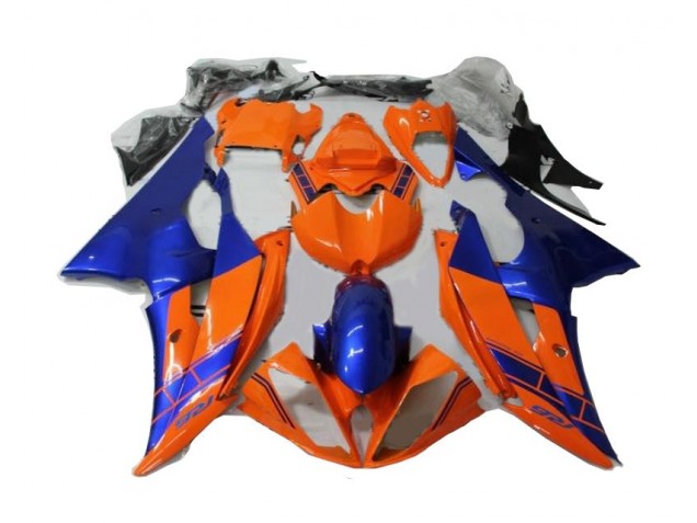 2008-2016 Orange Blue Yamaha YZF R6 Replacement Fairings UK Factory