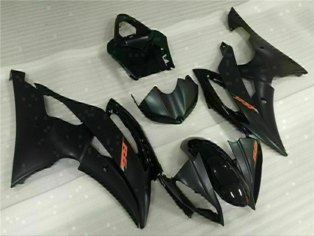 2008-2016 Black Yamaha YZF R6 Motorbike Fairing Kits UK Factory