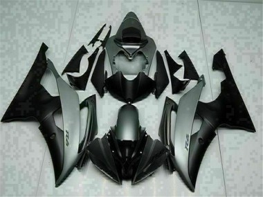 2008-2016 Grey Black Yamaha YZF R6 Moto Fairings UK Factory