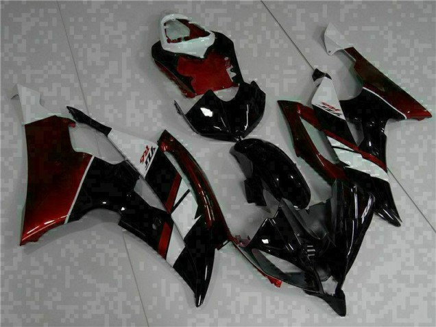 2008-2016 Black Yamaha YZF R6 Motorcyle Fairings UK Factory