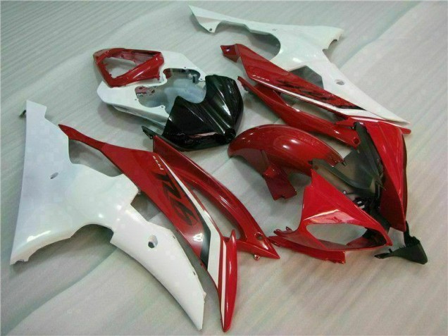 2008-2016 Red White Yamaha YZF R6 Motorbike Fairing Kits UK Factory 2008-2016 Red White Yamaha YZF R6 Motorbike Fairing Kits UK Factory