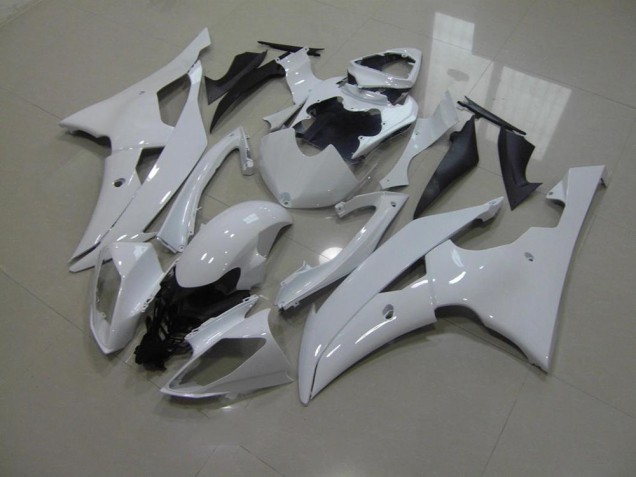2008-2016 Pearl White No Decals Yamaha YZF R6 Motorbike Fairing UK Factory 2008-2016 Pearl White No Decals Yamaha YZF R6 Motorbike Fairing UK Factory