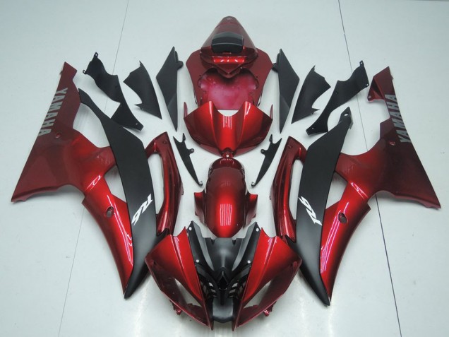 2008-2016 Candy Red and Black Yamaha YZF R6 Bike Fairings UK Factory 2008-2016 Candy Red and Black Yamaha YZF R6 Bike Fairings UK Factory