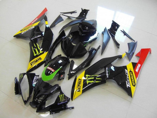 2008-2016 Yellow Monster Yamaha YZF R6 Replacement Fairings UK Factory 2008-2016 Yellow Monster Yamaha YZF R6 Replacement Fairings UK Factory