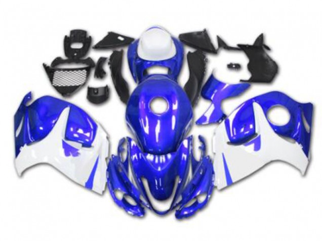 2008-2019 Blue White Suzuki GSXR 1300 Hayabusa Motorcycle Replacement Fairings UK Factory 2008-2019 Blue White Suzuki GSXR 1300 Hayabusa Motorcycle Replacement Fairings UK Factory