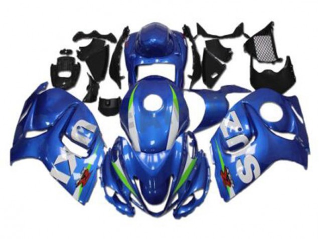 2008-2019 Blue White Suzuki GSXR 1300 Hayabusa Motorcyle Fairings & Bodywork UK Factory 2008-2019 Blue White Suzuki GSXR 1300 Hayabusa Motorcyle Fairings & Bodywork UK Factory
