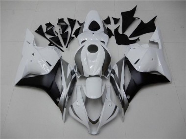 2009-2012 White Silver Black Honda CBR600RR Motorcycle Fairings MF0246 UK Factory