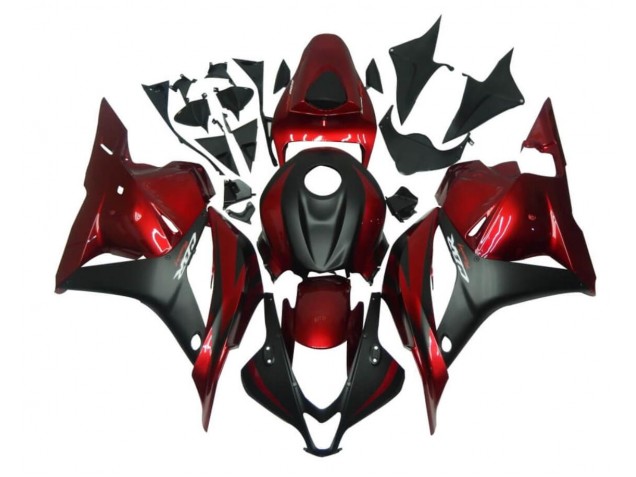 2009-2012 Red Black Honda CBR600RR Motorcycle Fairings Kits UK Factory 2009-2012 Red Black Honda CBR600RR Motorcycle Fairings Kits UK Factory