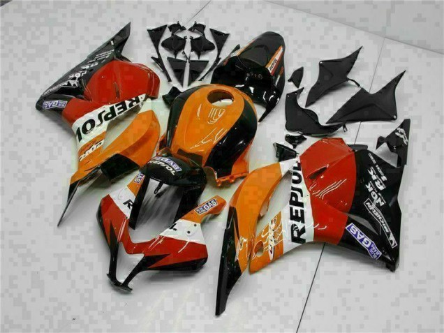 2009-2012 Orange Repsol Honda CBR600RR Motor Fairings UK Factory 2009-2012 Orange Repsol Honda CBR600RR Motor Fairings UK Factory