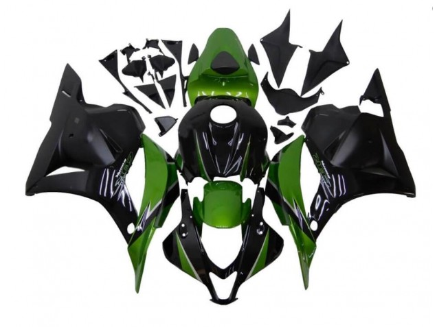 2009-2012 Green Black Honda CBR600RR Motorcycle Fairings Kit UK Factory 2009-2012 Green Black Honda CBR600RR Motorcycle Fairings Kit UK Factory