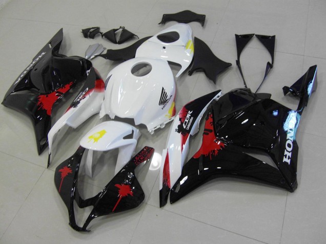 2009-2012 Black Red White Honda CBR600RR Motorcycle Bodywork UK Factory 2009-2012 Black Red White Honda CBR600RR Motorcycle Bodywork UK Factory