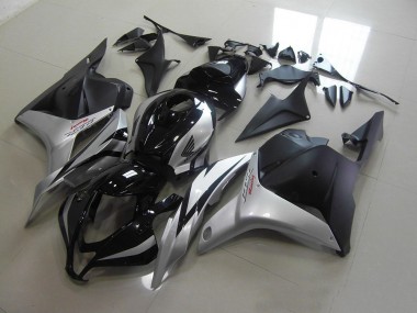 2009-2012 Black Silver Honda CBR600RR Motorbike Fairings UK Factory