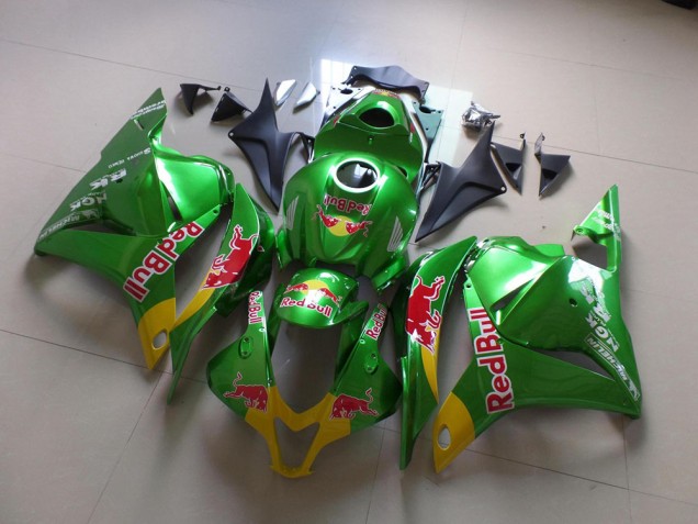 2009-2012 Green Red Bull Honda CBR600RR Motorcycle Bodywork UK Factory 2009-2012 Green Red Bull Honda CBR600RR Motorcycle Bodywork UK Factory