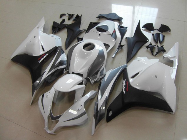 2009-2012 White Black Grey Honda CBR600RR Motorbike Fairings UK Factory 2009-2012 White Black Grey Honda CBR600RR Motorbike Fairings UK Factory