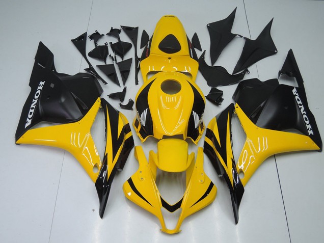 2009-2012 Yellow Black Honda CBR600RR Motorcycle Fairing Kits UK Factory 2009-2012 Yellow Black Honda CBR600RR Motorcycle Fairing Kits UK Factory