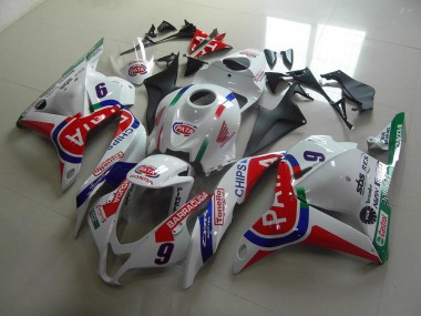 2009-2012 Red White Pata Honda CBR600RR Motorcycle Fairings MF3144 UK Factory