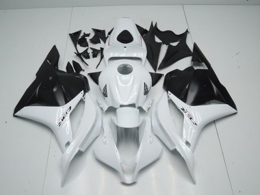 2009-2012 White Matte Black Honda CBR600RR Motorcycle Fairings MF3148 UK Factory