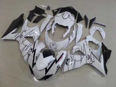 2009-2016 White Corona Race Suzuki GSXR 1000 K9 Motorcycle Fairings MF3574 UK Factory