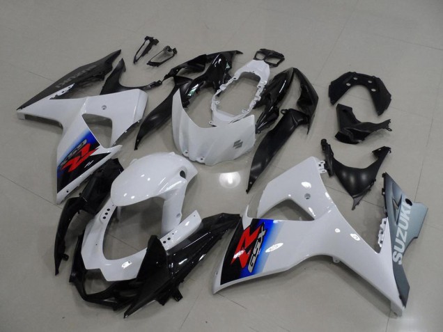 2009-2016 White Silver Suzuki GSXR 1000 K9 Motorcycle Fairing Kit UK Factory 2009-2016 White Silver Suzuki GSXR 1000 K9 Motorcycle Fairing Kit UK Factory