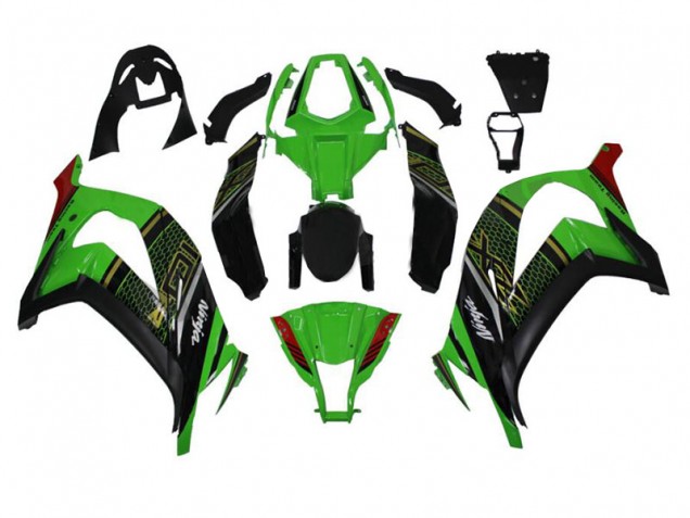 2011-2015 Green Black Kawasaki ZX10R Bike Fairing UK Factory 2011-2015 Green Black Kawasaki ZX10R Bike Fairing UK Factory