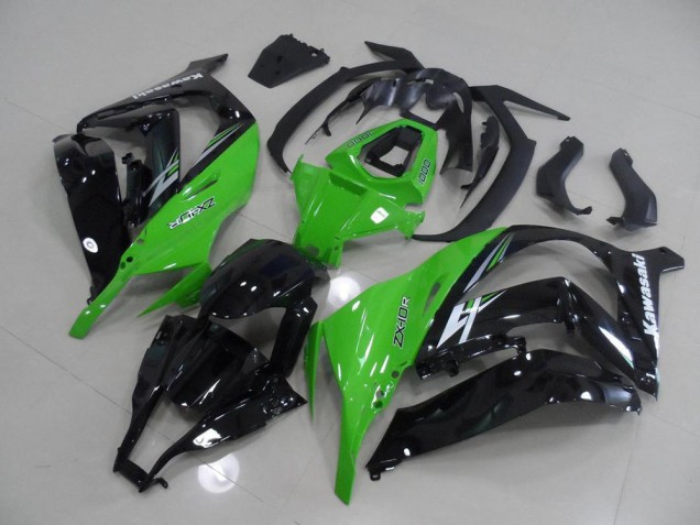 2011-2015 Green and Black Kawasaki ZX10R Motorcycle Replacement Fairings UK Factory 2011-2015 Green and Black Kawasaki ZX10R Motorcycle Replacement Fairings UK Factory