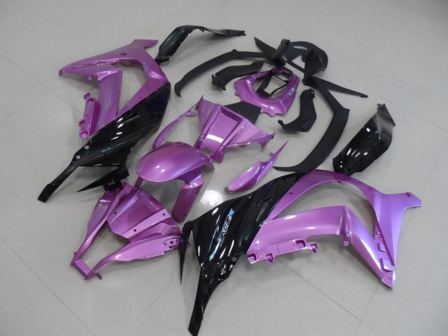 2011-2015 Pink and Black Kawasaki ZX10R Motorcycle Fairings Kit UK Factory 2011-2015 Pink and Black Kawasaki ZX10R Motorcycle Fairings Kit UK Factory