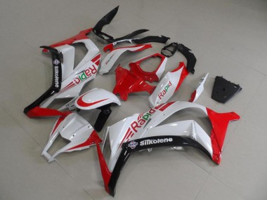 2011-2015 Red and White Rapid Kawasaki Ninja ZX10R Motorcycle Fairings MF3782 UK Factory