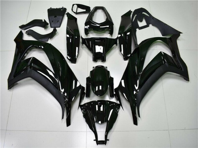 2011-2015 Glossy Black Kawasaki ZX10R Moto Fairings UK Factory 2011-2015 Glossy Black Kawasaki ZX10R Moto Fairings UK Factory