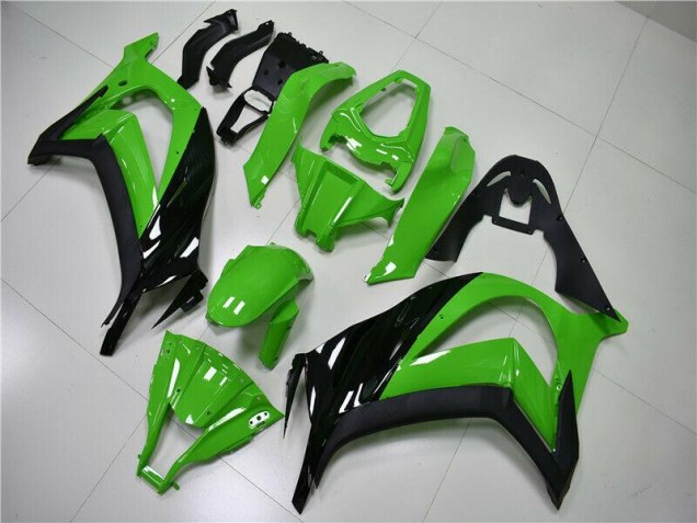 2011-2015 Green Black Kawasaki ZX10R Replacement Fairings UK Factory 2011-2015 Green Black Kawasaki ZX10R Replacement Fairings UK Factory
