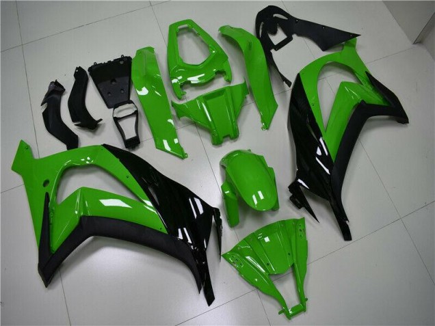 2011-2015 Green Black Kawasaki ZX10R Replacement Fairings UK Factory 2011-2015 Green Black Kawasaki ZX10R Replacement Fairings UK Factory