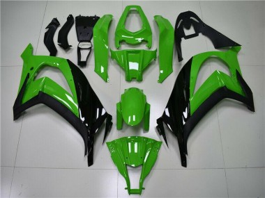 2011-2015 Green Black Kawasaki Ninja ZX10R Motorcycle Fairings MF0646 UK Factory