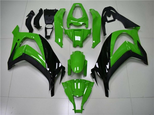 2011-2015 Green Black Kawasaki ZX10R Replacement Fairings UK Factory 2011-2015 Green Black Kawasaki ZX10R Replacement Fairings UK Factory