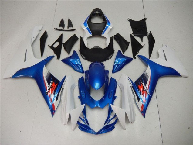 2011-2021 Blue White Suzuki GSXR 600/750 Motorcycle Replacement Fairings UK Factory 2011-2021 Blue White Suzuki GSXR 600/750 Motorcycle Replacement Fairings UK Factory