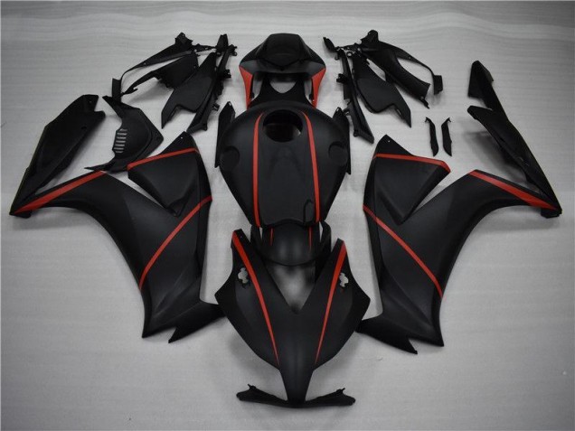 2012-2016 Matte Black Red Honda CBR1000RR Motorcycle Replacement Fairings UK Factory 2012-2016 Matte Black Red Honda CBR1000RR Motorcycle Replacement Fairings UK Factory
