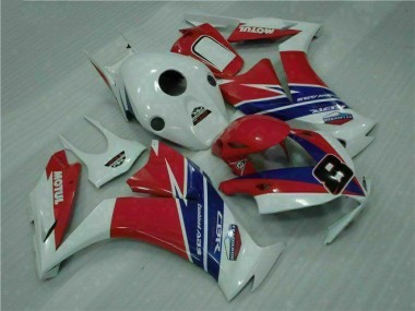 2012-2016 Red Blue White Honda CBR1000RR Replacement Motorcycle Fairings UK Factory