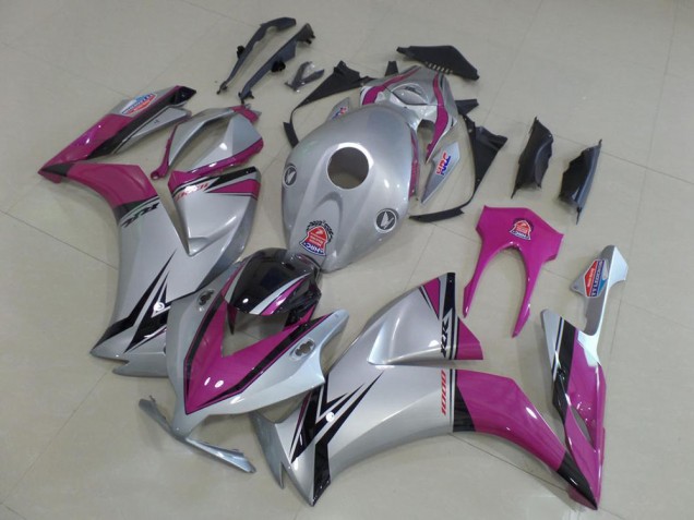 2012-2016 Silver Pink Honda CBR1000RR Motorbike Fairing Kits UK Factory 2012-2016 Silver Pink Honda CBR1000RR Motorbike Fairing Kits UK Factory