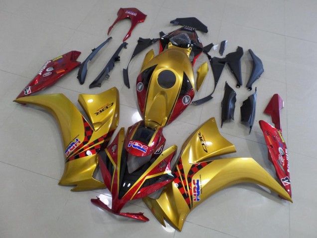 2012-2016 Gold and Dark Red Honda CBR1000RR Motor Fairings UK Factory 2012-2016 Gold and Dark Red Honda CBR1000RR Motor Fairings UK Factory