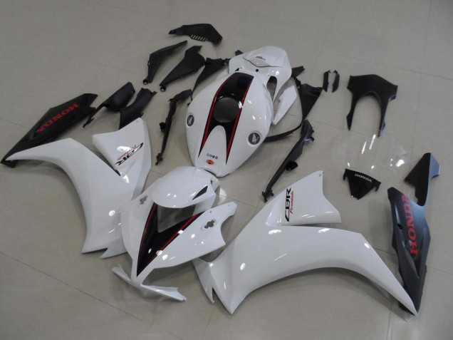 2012-2016 White and Matte Black OEM Style Honda CBR1000RR Motorbike Fairing UK Factory 2012-2016 White and Matte Black OEM Style Honda CBR1000RR Motorbike Fairing UK Factory