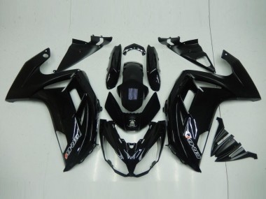 2012-2016 Glossy Black Kawasaki Ninja EX650 Motorcycle Fairings MF2164 UK Factory